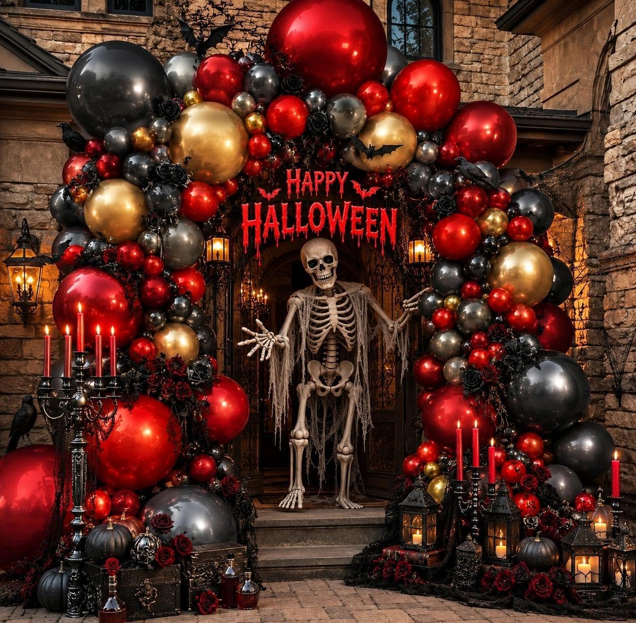 Balloon Arch Kit - Halloween Balloon Arch Kit Double Stuffed