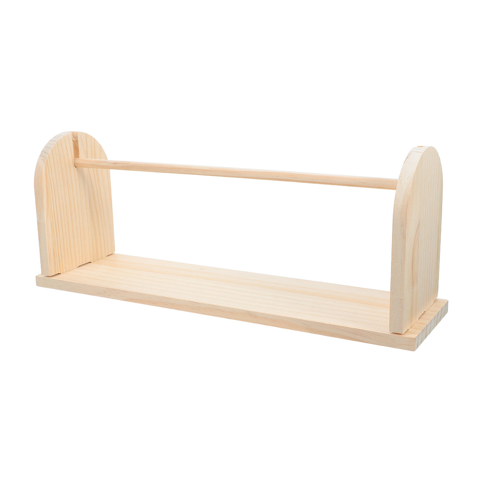 Papercraft Supply Ribbon - Wooden Tabletop Easel Paper Roll Holder