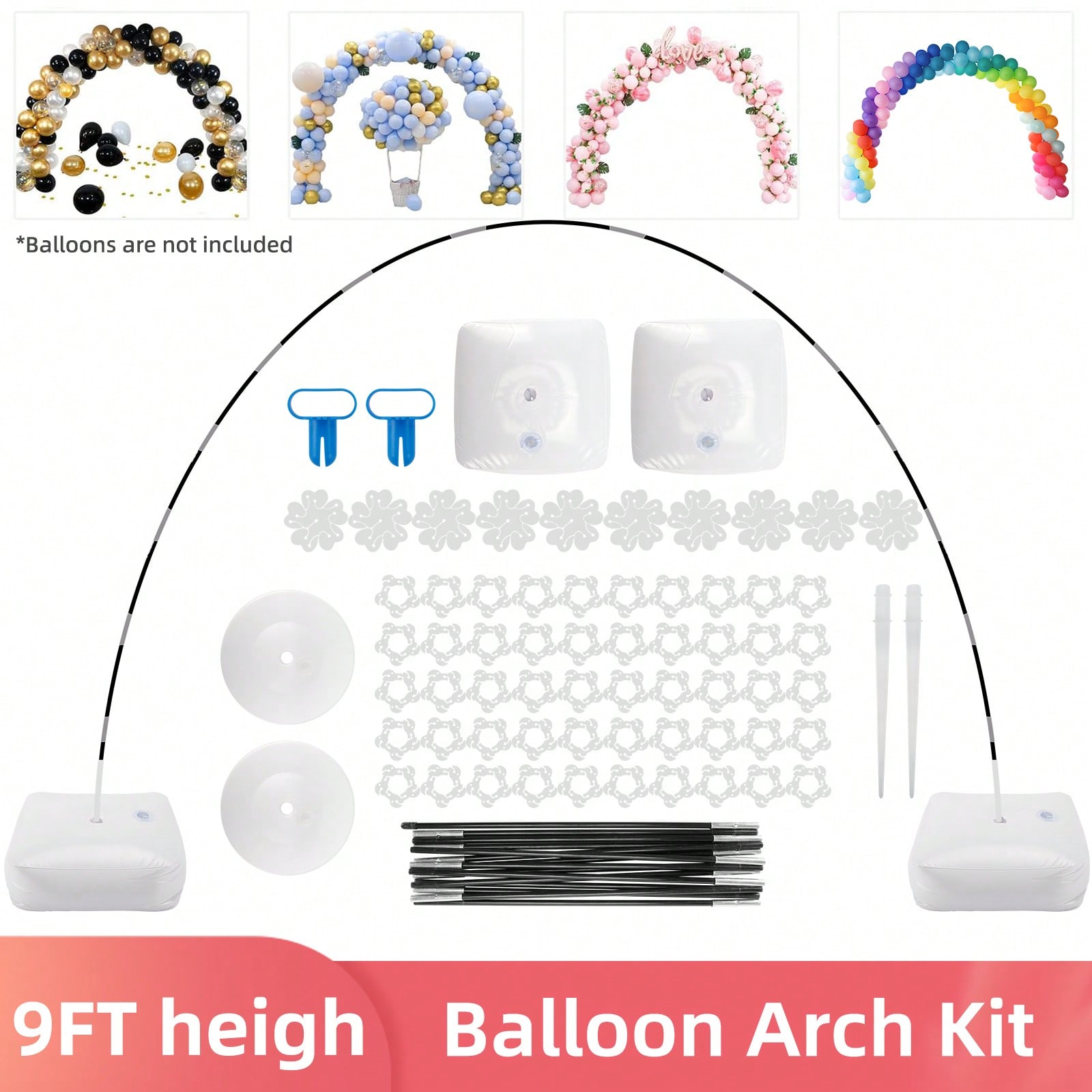 Balloon Arch Kit - 1 Set Balloon Arch Stand Kit,