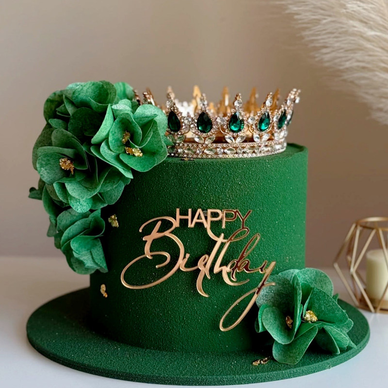 Event & Party Supply - 2025 New Happy Birthday Cake Topper
