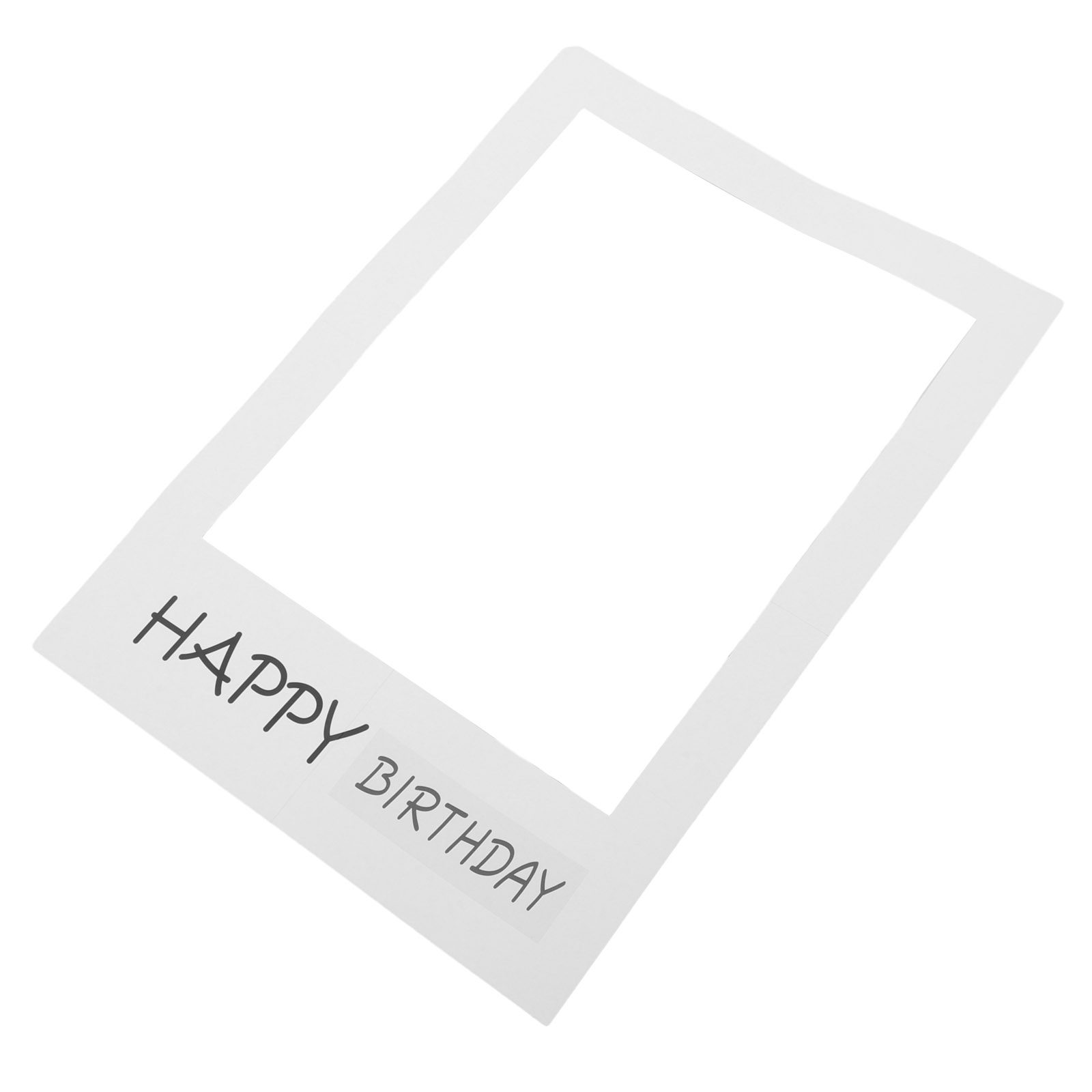 Photo Booth Frame - Birthday Photo Props Paper Frame Cutouts