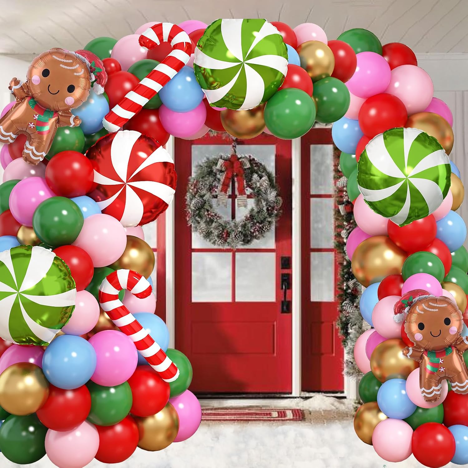 Christmas Balloons Garland Arc - Balloon Arch Kit 评论和价格