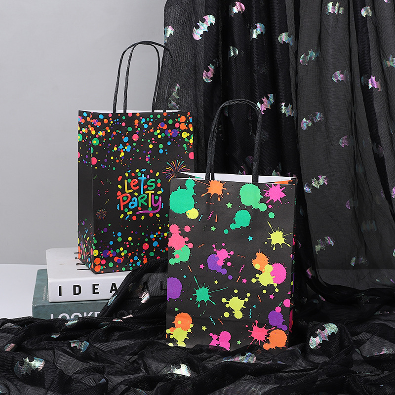 Glow In Dark Paper Gift Bag Ne - Let'S Party Event Supply 评论和价格