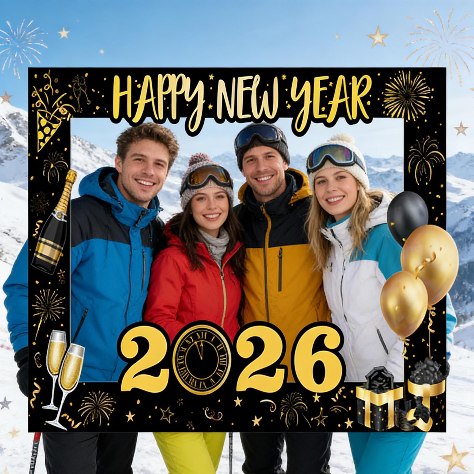 New Years Photo Booth Props Ph - Photo Booth Frame 评论和价格