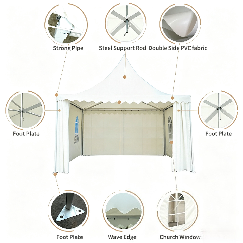 Custom Size Peak Pagoda Portab - Event & Party Supply 评论和价格