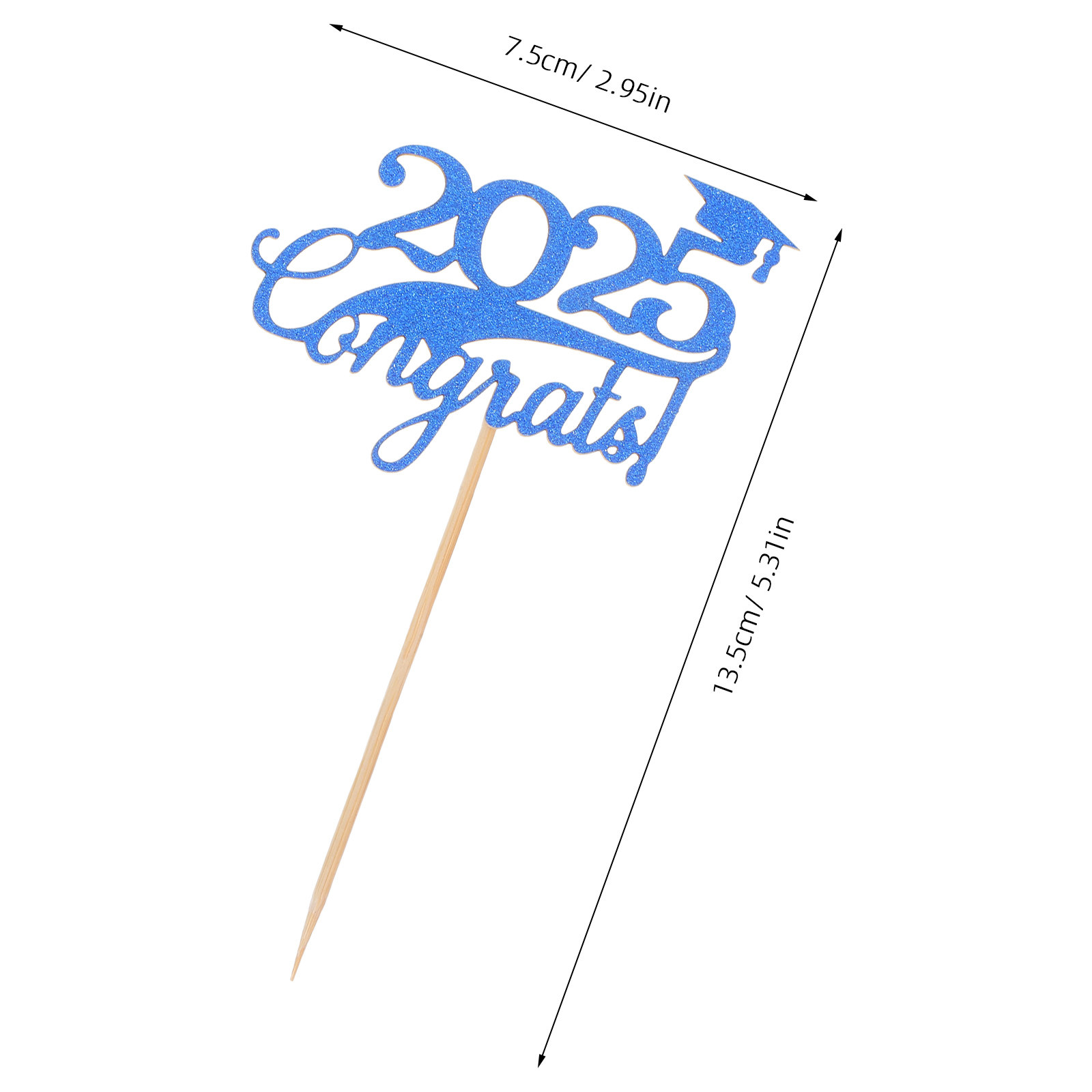 10 Pcs Cake Congrats Cupcake T - Centerpiece Stick 评论和价格