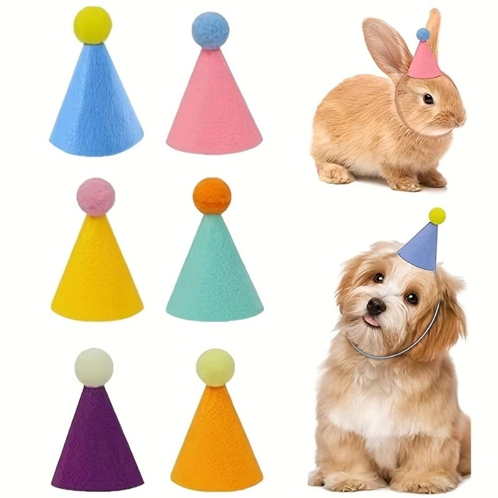 New 6pcs Set Mini Party Hats L - Party Hat Cone 评论和价格