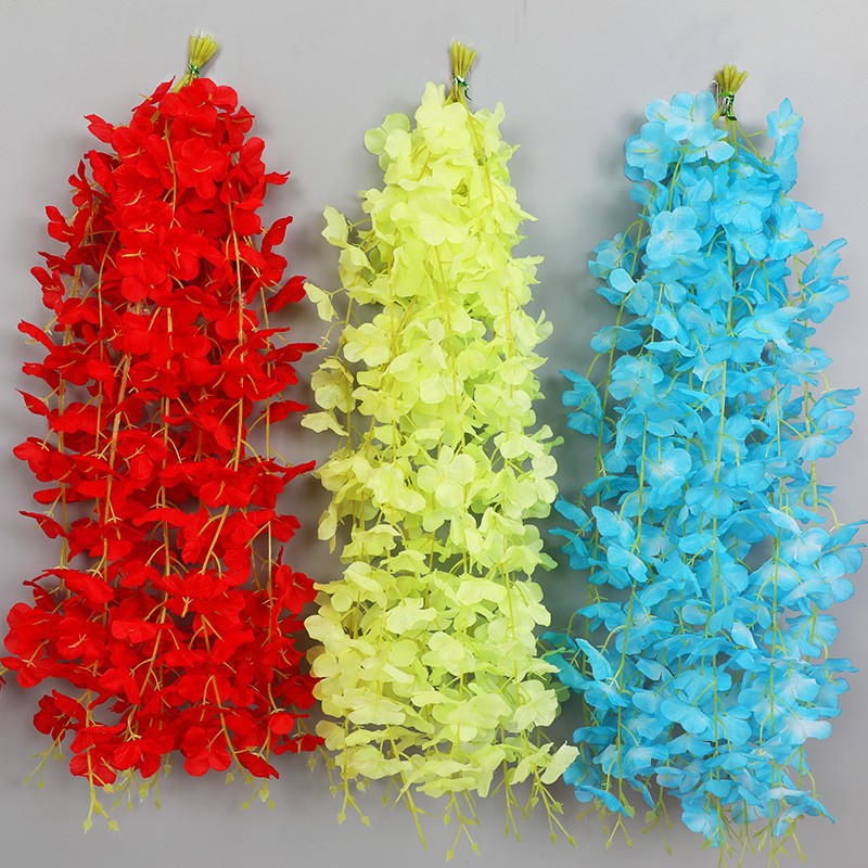 5/10/20Pcs Wisteria Artificial - Flower Wall Panel 评论和价格