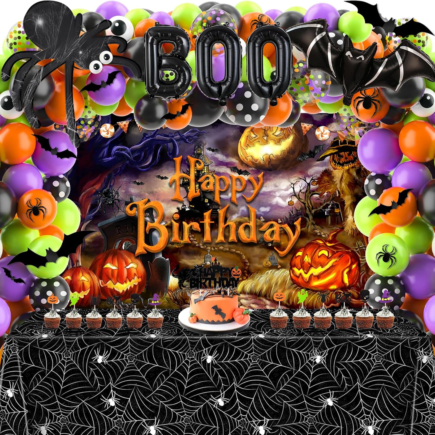 Halloween Party Decorations 10 - Balloon Arch Kit 评论和价格