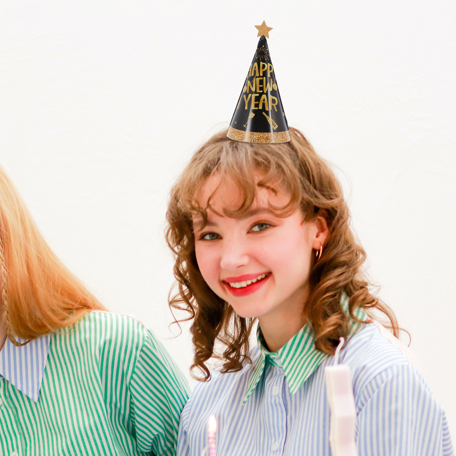 24Pcs New Years Eve Party Hats - Party Hat Cone 评论和价格