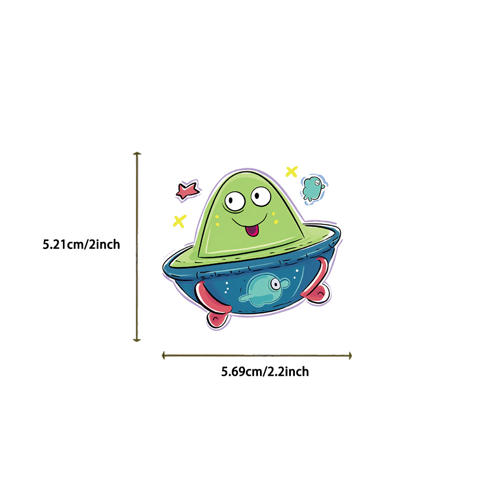 50PCS Cartoon Hand drawn Space - Plastic Cup 50Pcs 评论和价格