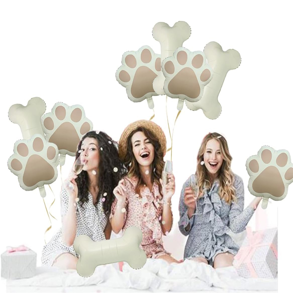9Pcs/Set Let us Pawty Big Dog  - Let'S Party Event Supply 评论和价格