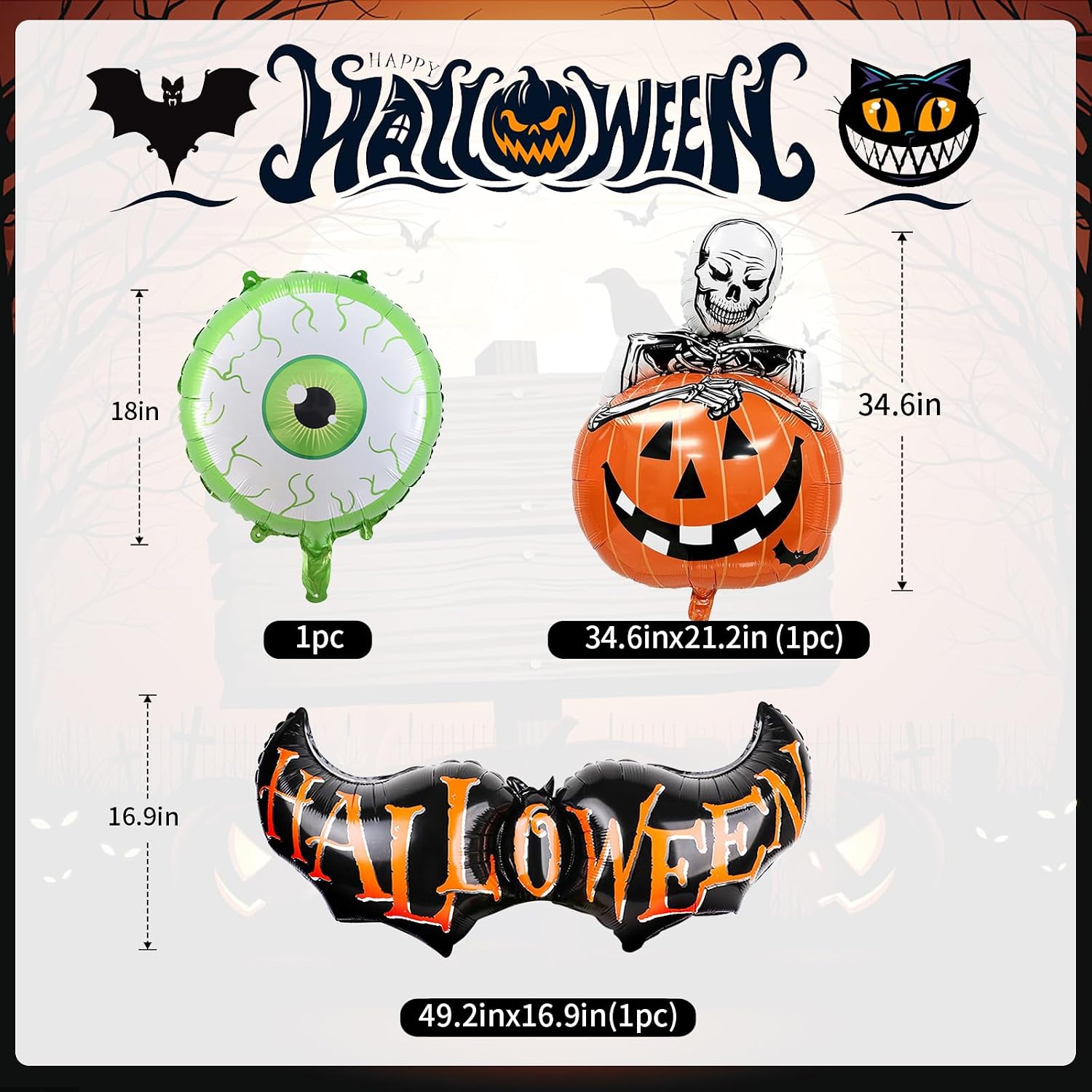 Halloween Balloons Garland Arc - Balloon Arch Kit 评论和价格