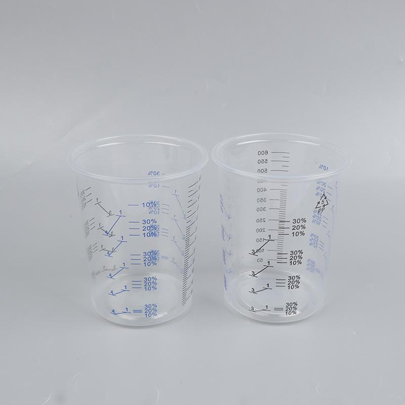 10/50pcs Paint Mixing Calibrat - Plastic Cup 50Pcs 评论和价格
