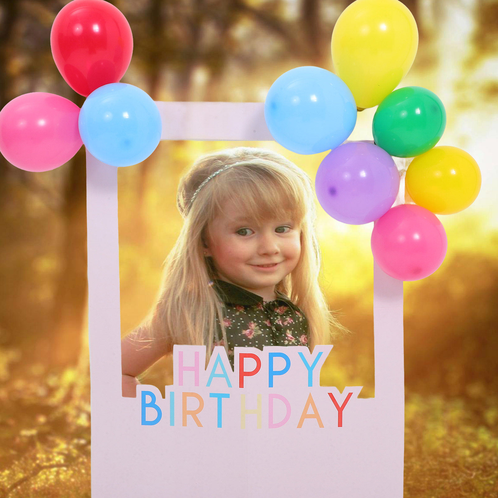 1Set Birthday Photo Booth Fram - Photo Booth Frame 评论和价格