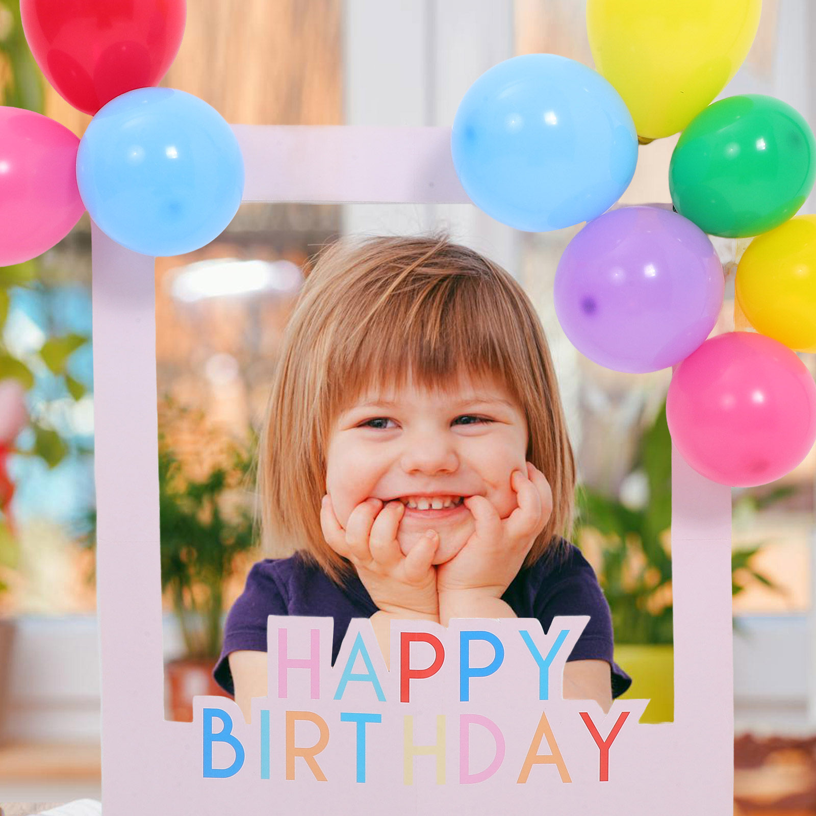 1Set Birthday Photo Booth Fram - Photo Booth Frame 评论和价格