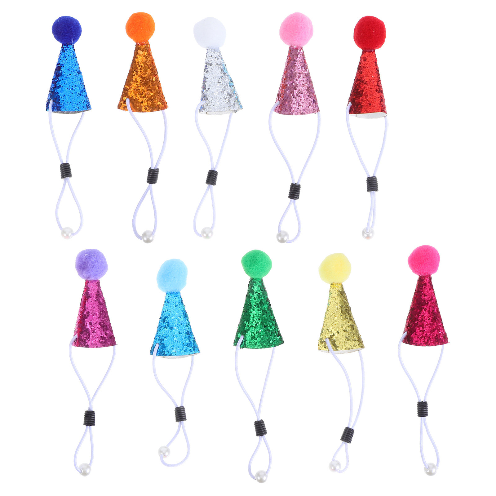 20Pcs Mini Pet Party Hats Cone - Party Hat Cone 评论和价格