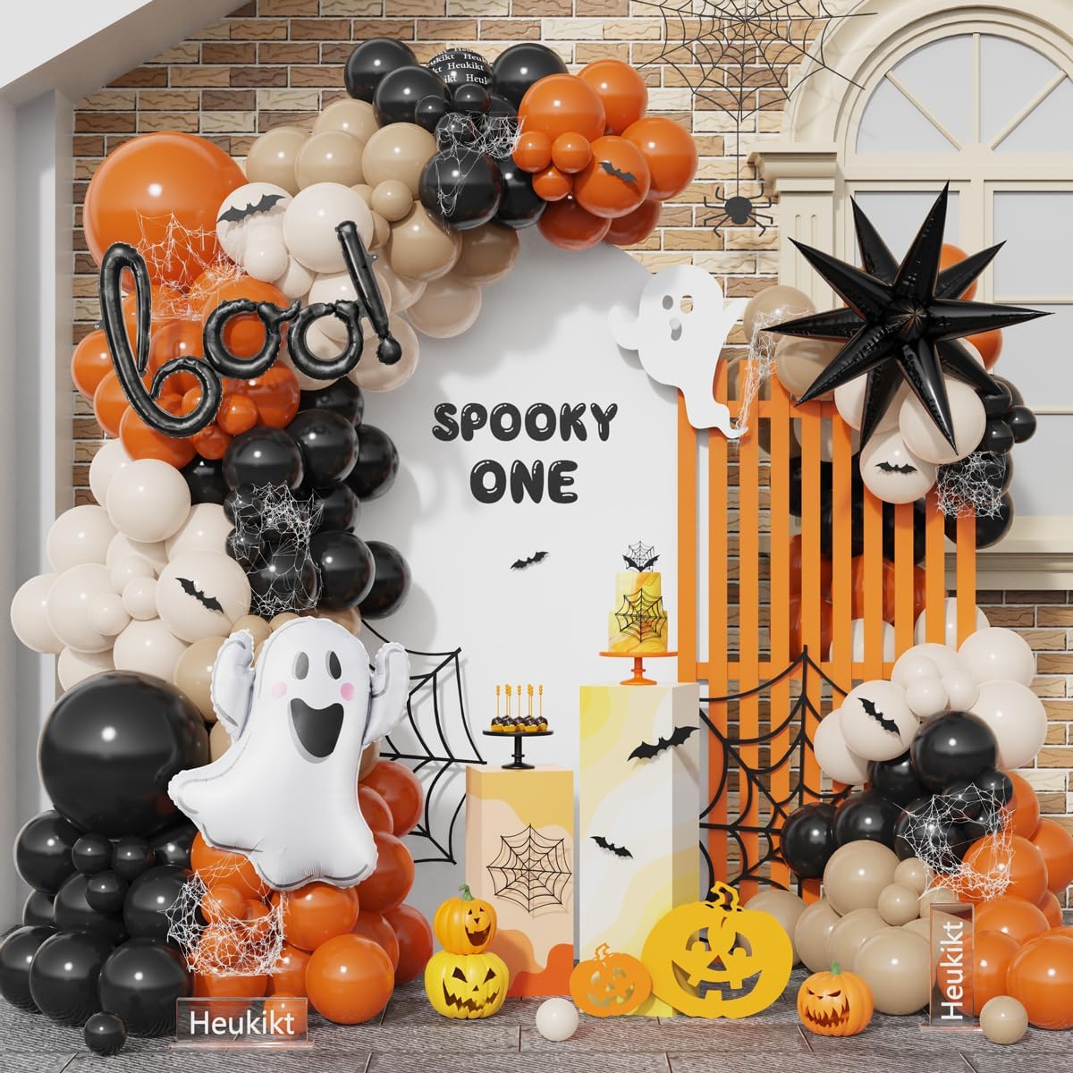 Halloween Little BOO Balloon G - Balloon Arch Kit 评论和价格