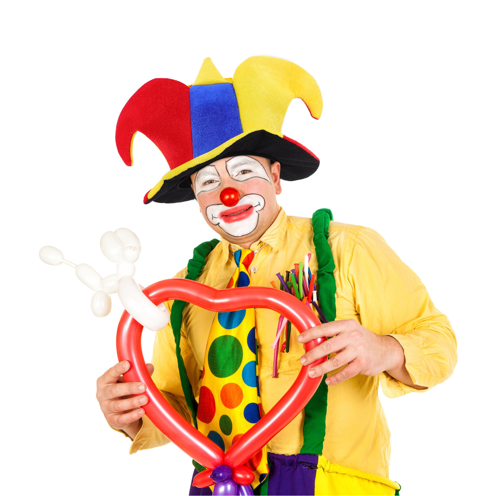 Funny Clown Hat Adult Carnival - Party Hat Cone 评论和价格