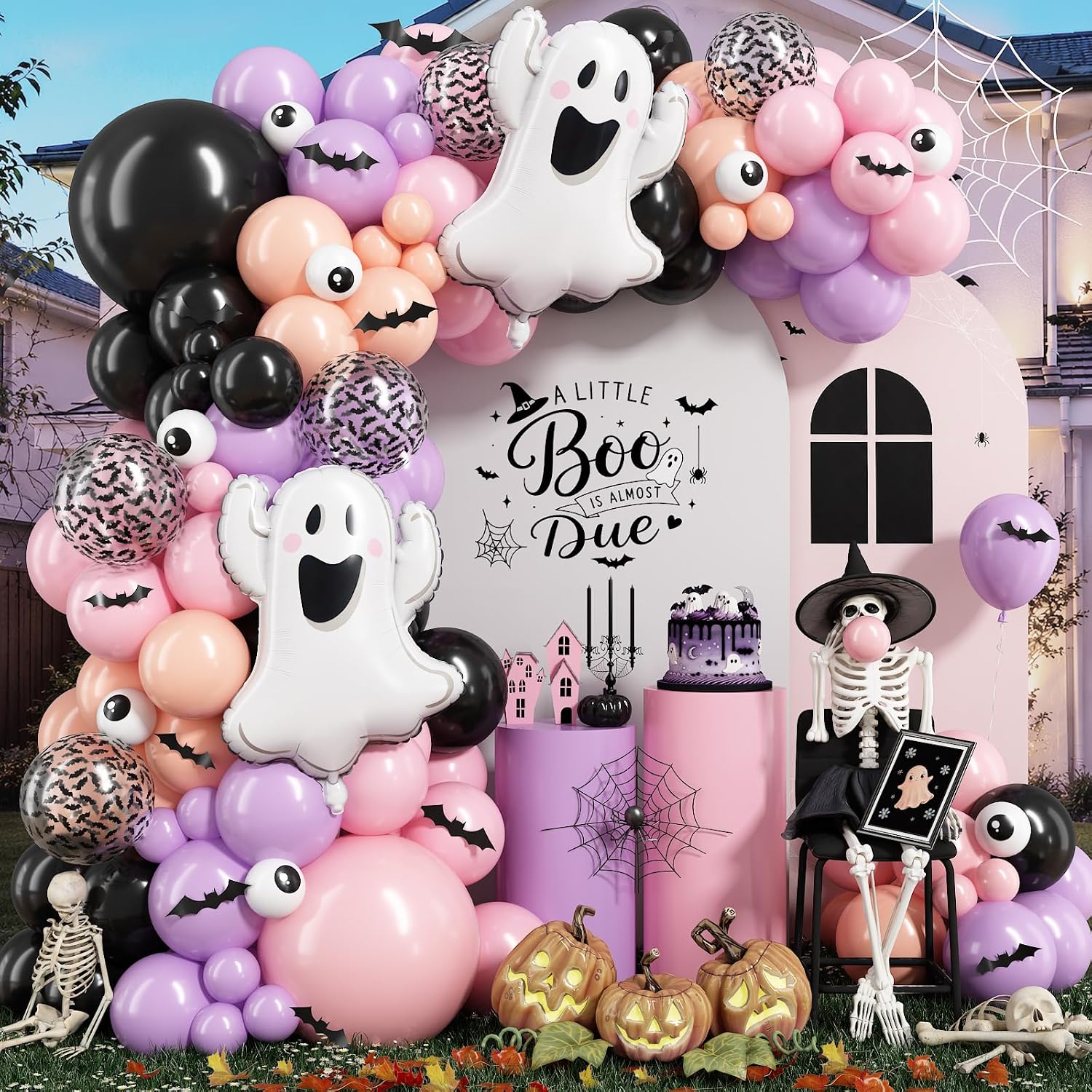 Halloween Balloons Garland Arc - Balloon Arch Kit 评论和价格