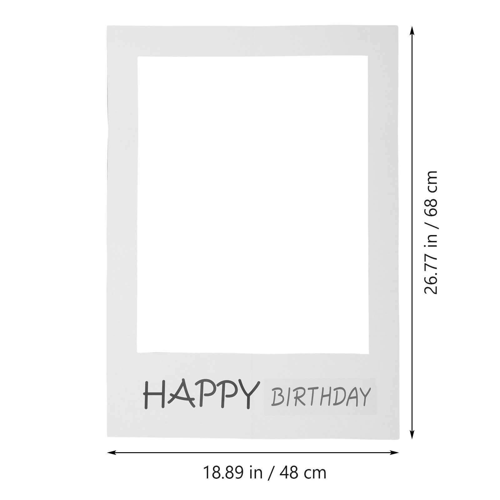 Birthday Photo Props Paper Fra - Photo Booth Frame 评论和价格