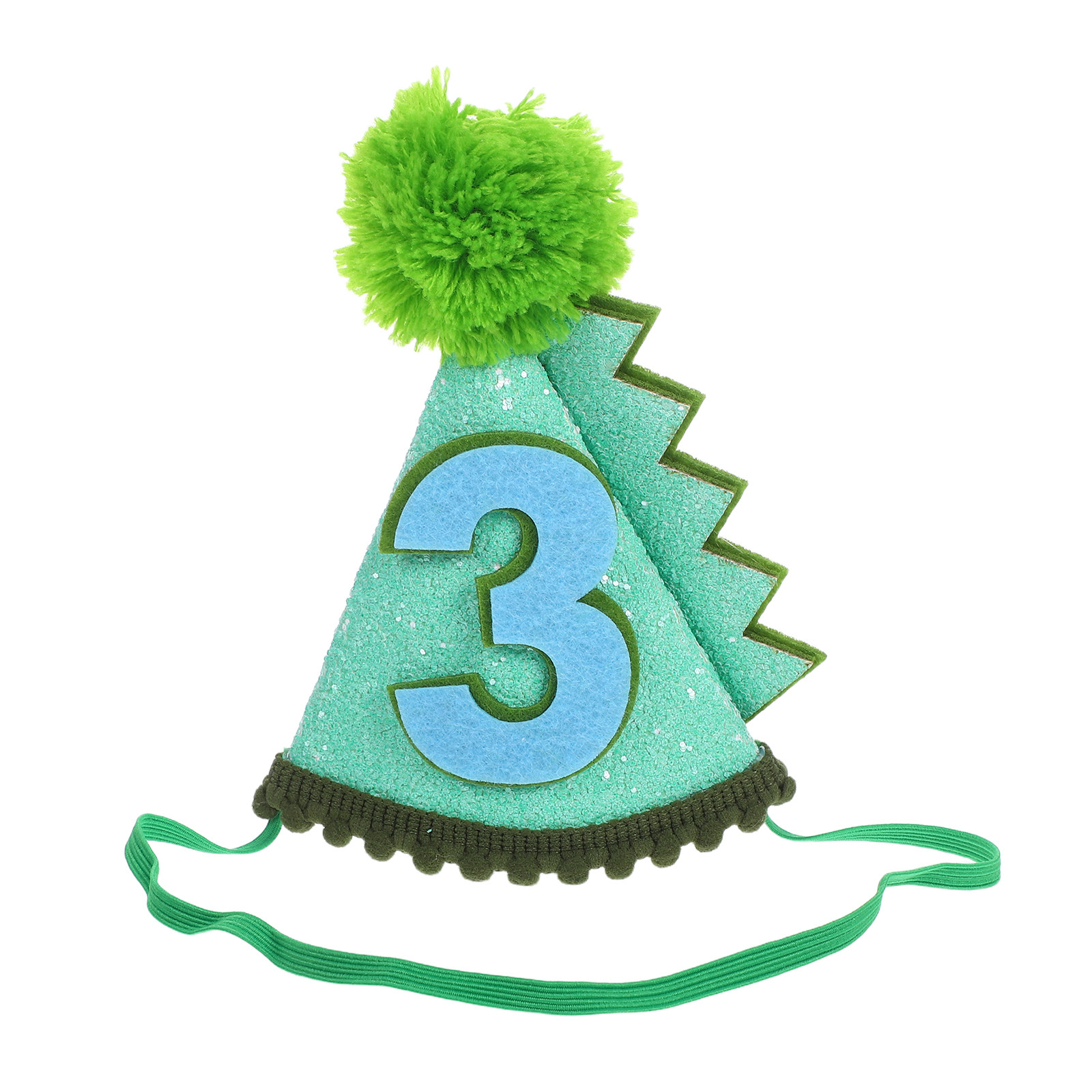 Green Dinosaur Cone Birthday H - Party Hat Cone 评论和价格