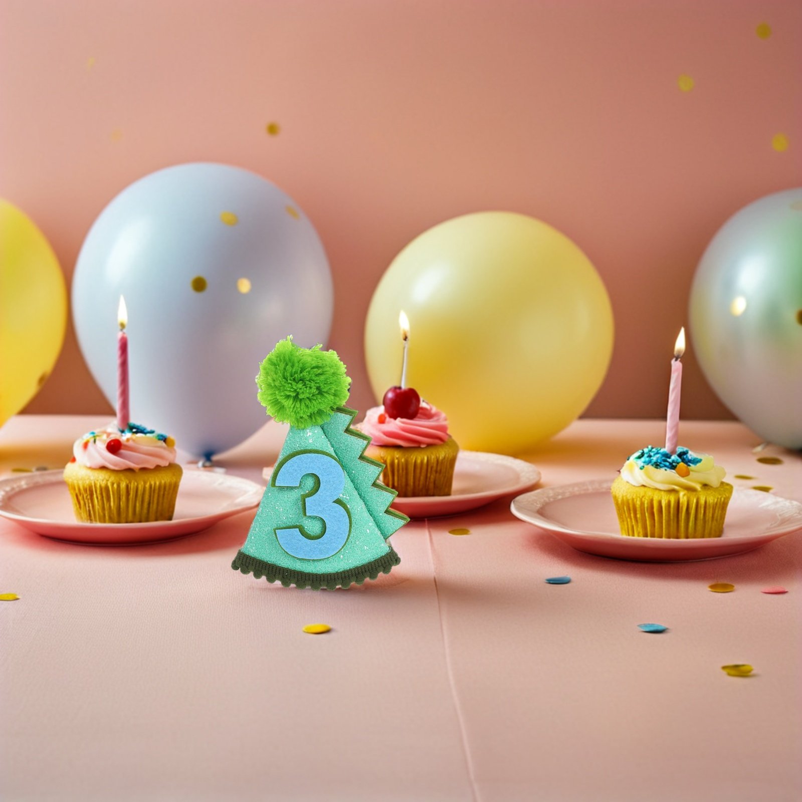 Green Dinosaur Cone Birthday H - Party Hat Cone 评论和价格